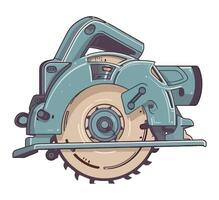 Circular saw illustration vector