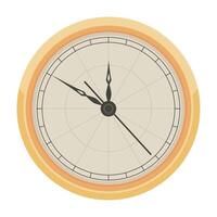 A clock icon on a white background vector