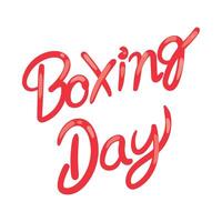 Boxing day - boxing day vector