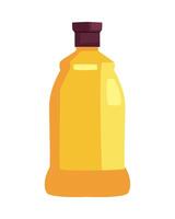 A bottle of liquid soap on a white background vector
