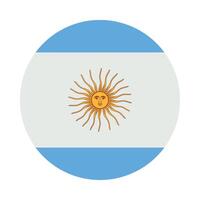 Flag of argentina illustration vector