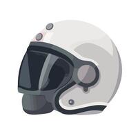 Motorcycle helmet illustration isolated on white background vector