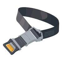 A belt with a buckle on it vector