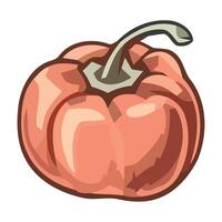 A cartoon pepper on a white background vector