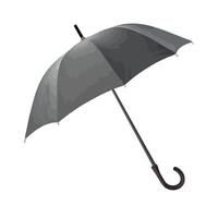 An open umbrella on a white background vector