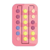 A pill with a number of pills on it vector