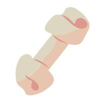 A bone bone icon in flat style vector