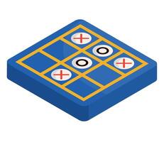 A blue square with four different colored squares vector