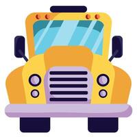 School bus icon illustration vector