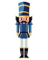 Nutcracker soldier illustration vector