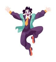 Joker, funny cartoon character, funny cartoon character, funny cartoon character, funny cartoon character, vector