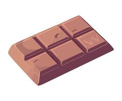 A chocolate bar with the word w on it vector