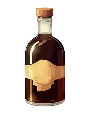 A bottle of whiskey with a label on it