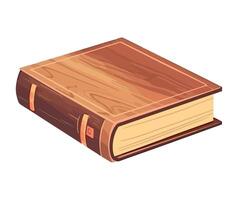 An illustration of a book on a white background vector
