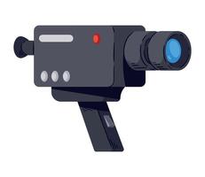 camera illustration on white background vector