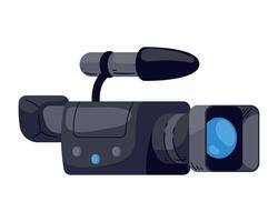 camera illustration on white background vector