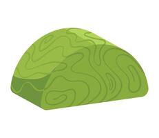A green apple icon on a white background vector