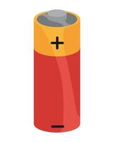 Battery icon illustration on white background vector