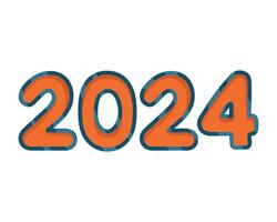 The word 2020 is shown in orange and blue vector
