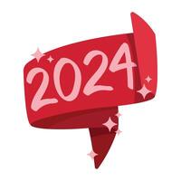 A red speech bubble with the word 2020 on it vector