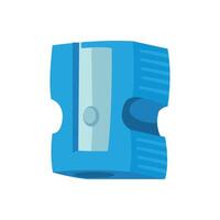 A blue object with a hole in it vector