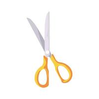 A pair of scissors on a white background vector