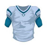 A football jersey on a white background vector