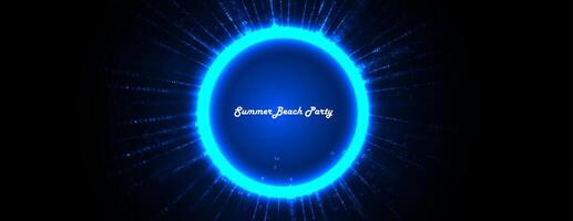 Endless Summer Under Palm Trees vector