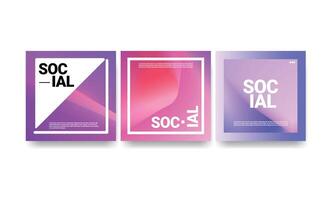 Abstract colorful liquid colors background for social media template. vector