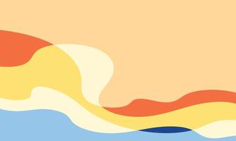 wavy and vibrant background template copy space set fluid vector