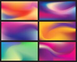 abstract blurred backgrounds gradient Illustration vector