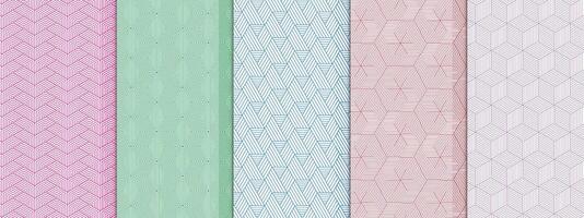 Colorful seamless geometric pattern illustration for your background design vector