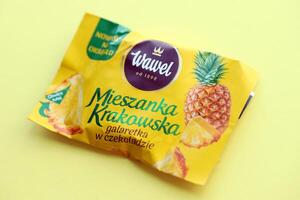 KYIV, UKRAINE - APRIL 20, 2024 Wawel chocolate production. Wawel is polish confectionery company producing chocolates wafers and snacks founded in 1898 photo