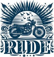 A Journey of Speed and Freedom on Two Wheels vector