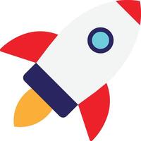 Rocket Spaceship Launch vector