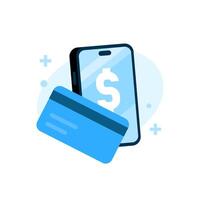 Top up e money balance to mobile app concept illustration flat design. simple modern graphic element for ui, infographic, icon vector