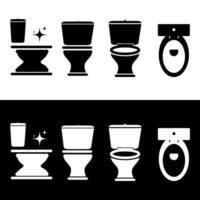 Apartment toilet icon Outline apartment toilet icon for web design isolated on white background vector