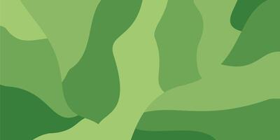 green wave art abstract background. design for banner, greeting card, flyer, brochure, social media. vector