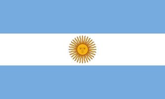 Argentina flag national material design vector