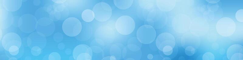 Abstract circle bokeh background. Smooth soft blue blur effect background. Blue light color gradient. illustration vector