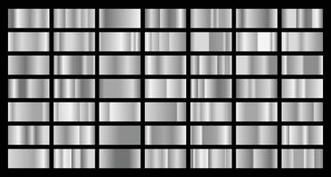 Set of silver texture background. Silver background texture. Steel metal background templates. Metal gradient collection. illustration vector