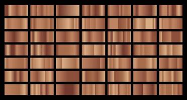 Set of bronze texture background. Bronze background texture. Steel metal background templates. Metal gradient collection. illustration vector