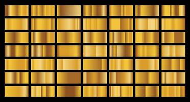 Set of gold texture background. Gold background texture. Steel metal background templates. Metal gradient collection. illustration vector