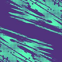 Abstract Background with Green and Purple Brush Texture and Halftone Effect. Grunge Sport Background, for Event Banner or Poster Design vector