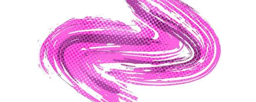 Abstract Background with Pink Brush Texture and Halftone Effect. Grunge Sport Background, for Banner or Poster Design vector