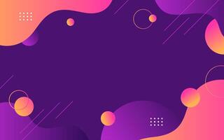 Abstract Liquid Gradient Background Design vector