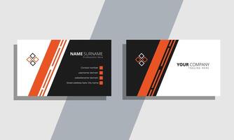 Template design visiting card professional clean simple design for business vector