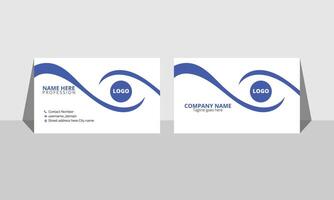 Simple minimal card template design for business vector
