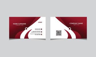 Visiting card design template for business vector