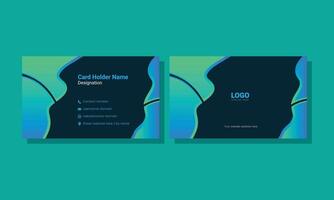 Template design card simple design with gradient color vector
